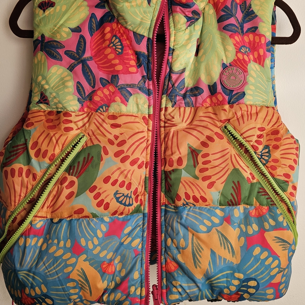 Colorful Crochet Patchwork Vest FARM Rio - Picture 3 of 6